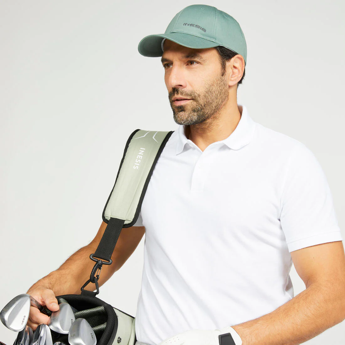 Men’s golf cotton and polyester short-sleeved polo shirt - MW500 - Image 91