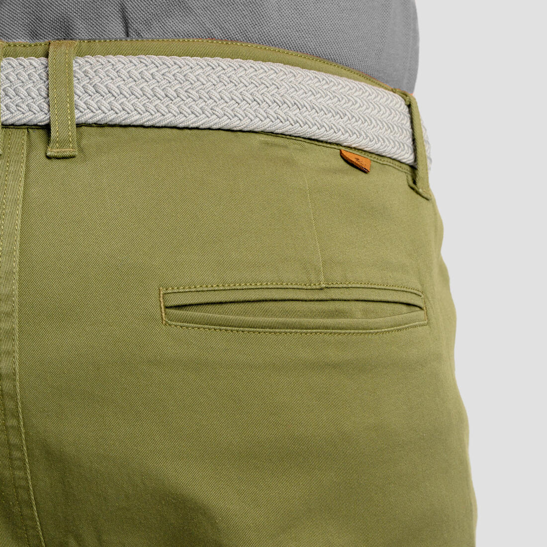 Men's golf cotton chino shorts, MW500 - Image 10