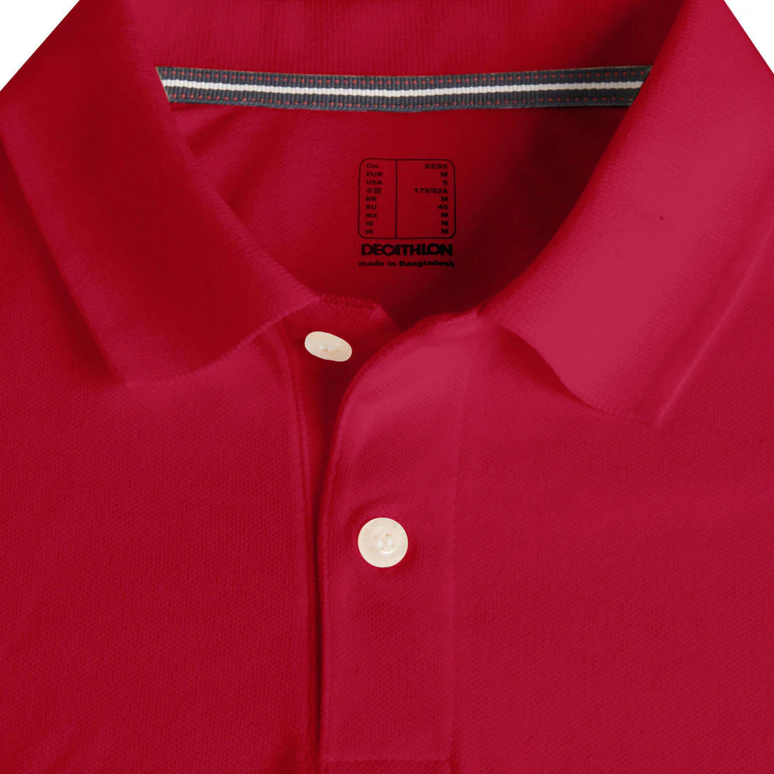 Men's golf short-sleeved polo shirt MW500 red - Image 10