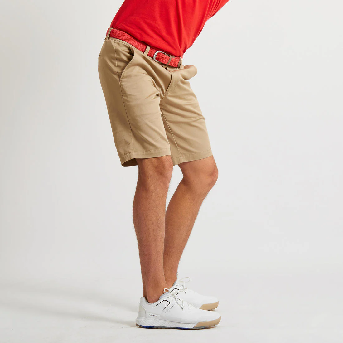 Men's golf short-sleeved polo shirt MW500 red - Image 12