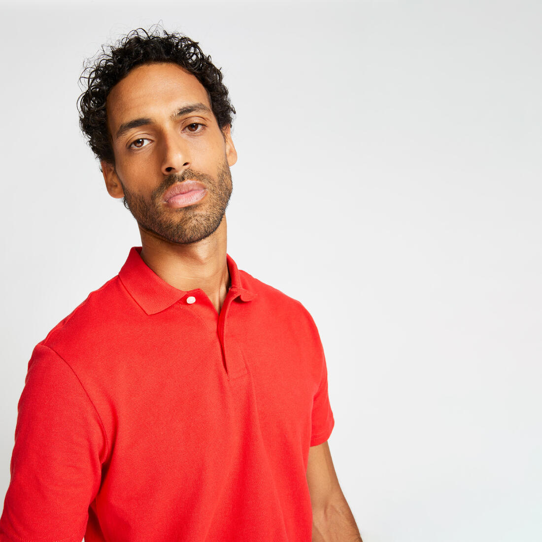 Men's golf short-sleeved polo shirt MW500 red - Image 4