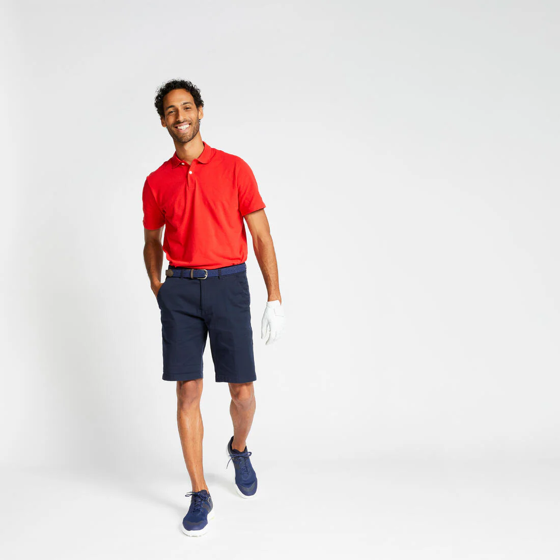 Men's golf short-sleeved polo shirt MW500 red - Image 5