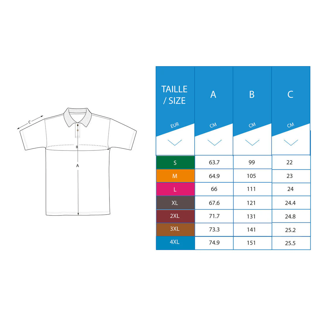 Men's golf short-sleeved polo shirt MW500 red - Image 9