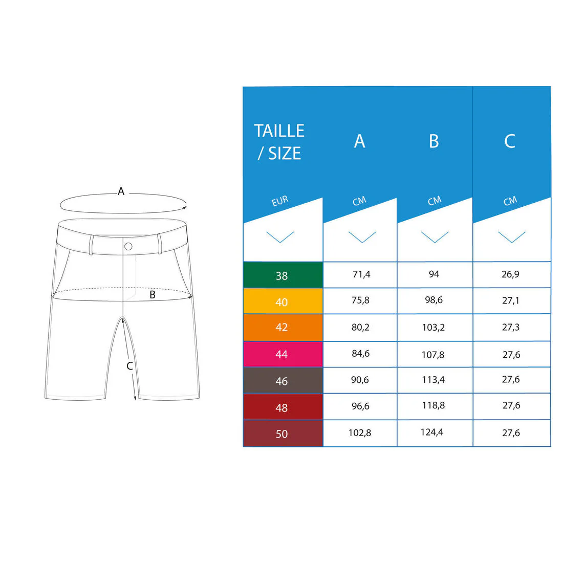 Men's golf shorts WW500 grey - Image 6