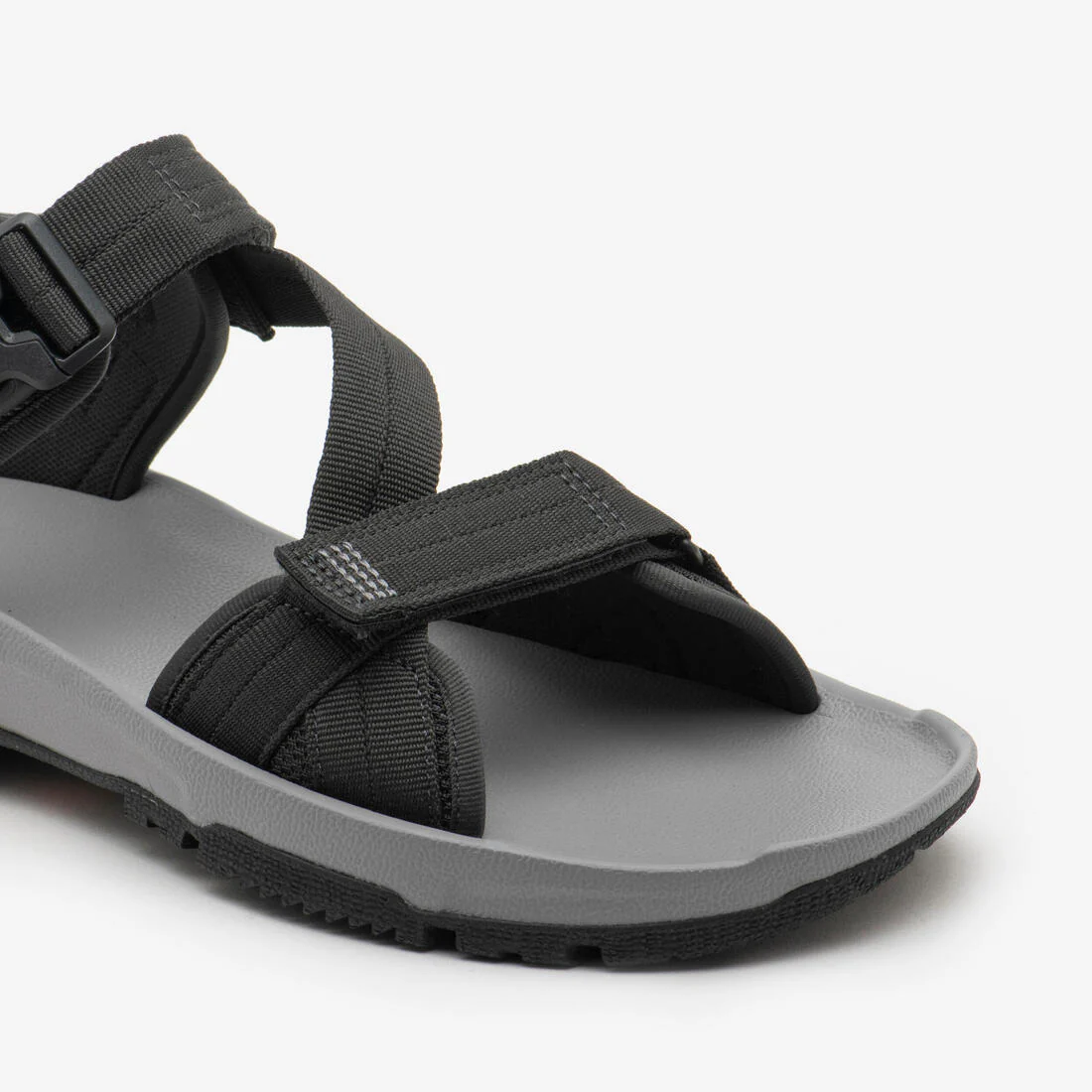 Men’s hiking sandals, NH500 - Grey - Image 3