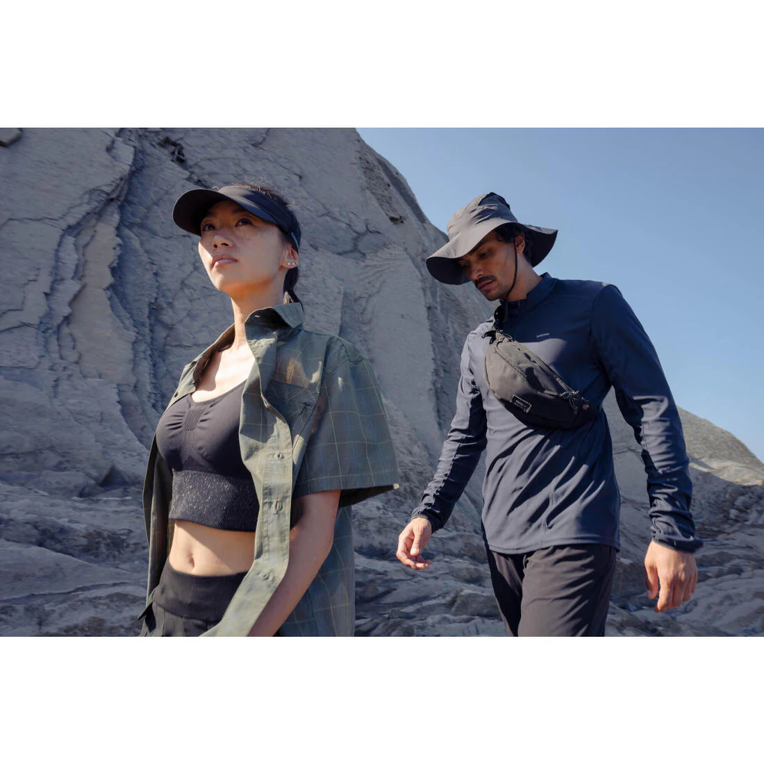 Men's Hiking Synthetic Long-Sleeved T-Shirt MH550 - Image 11