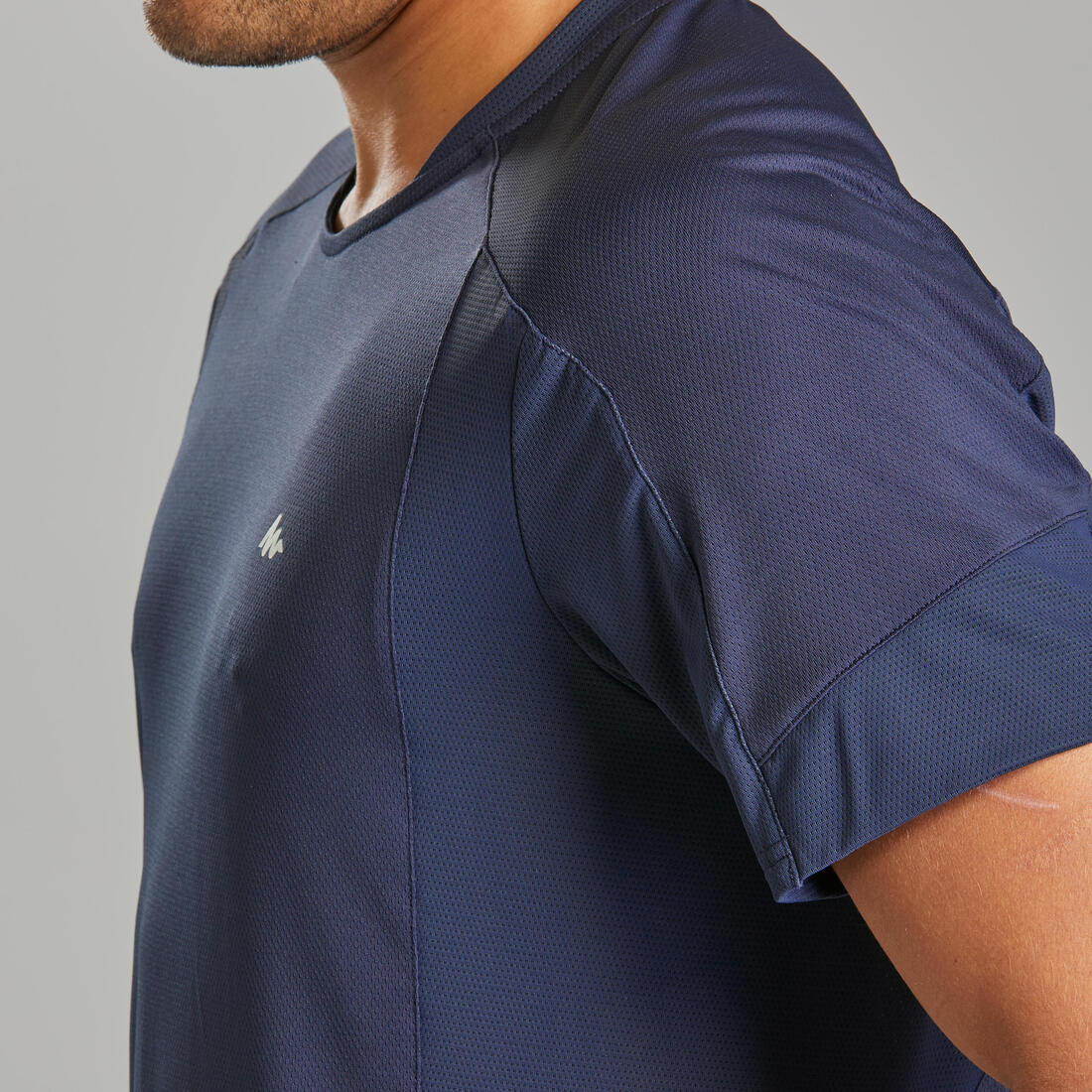 Men's Hiking Synthetic Short-Sleeved T-Shirt MH500 - Image 12