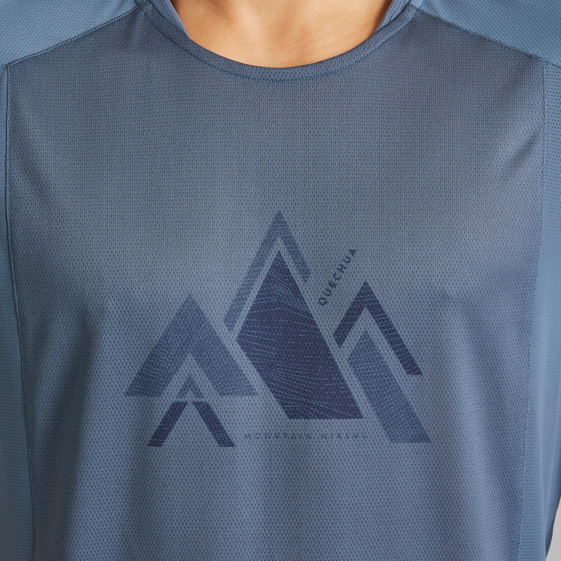 Men's Hiking Synthetic Short-Sleeved T-Shirt MH500 - Image 14