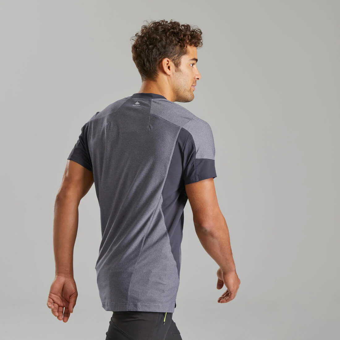 Men's Hiking Synthetic Short-Sleeved T-Shirt MH500 - Image 16