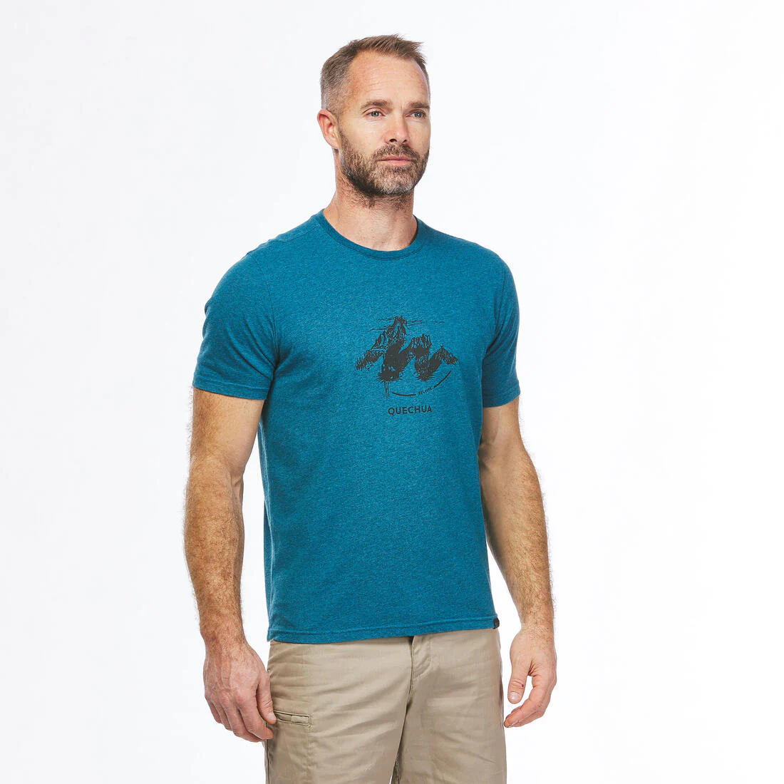 Men's Hiking T-shirt NH500 - Image 12