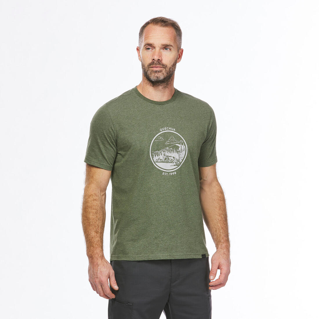 Men's Hiking T-shirt NH500 - Image 2