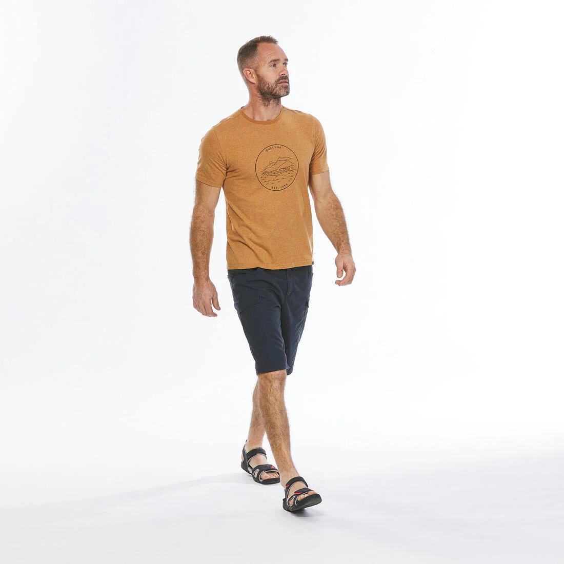 Men's Hiking T-shirt NH500 - Image 7