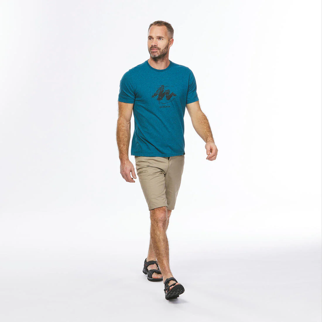 Men's Hiking T-shirt NH500 - Image 8