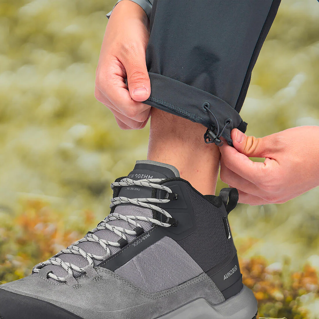 Men’s Hiking Trousers, MH500 - Image 5
