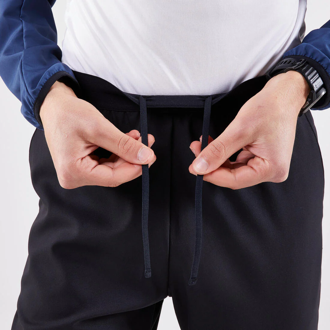 Men's KIPRUN Run 100 Dry Breathable Running Trousers - Black - Image 4