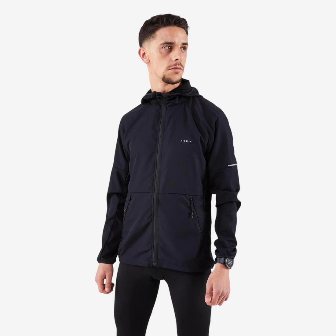 Men's KIPRUN Run 100 Windproof Running & Trail Running Jacket