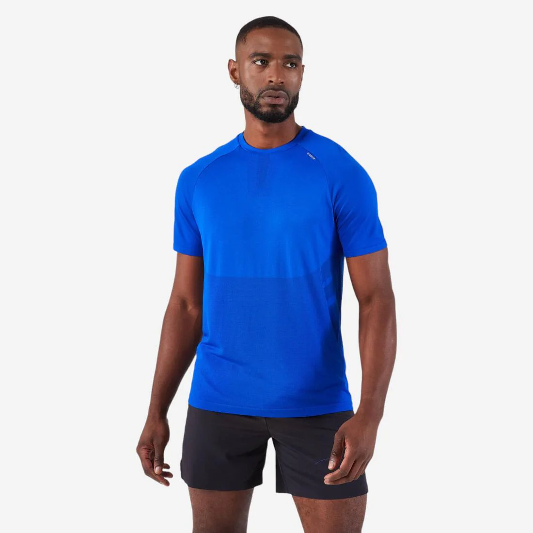 Men's KIPRUN Run 500 Comfort seamless running T-shirt - Image 2