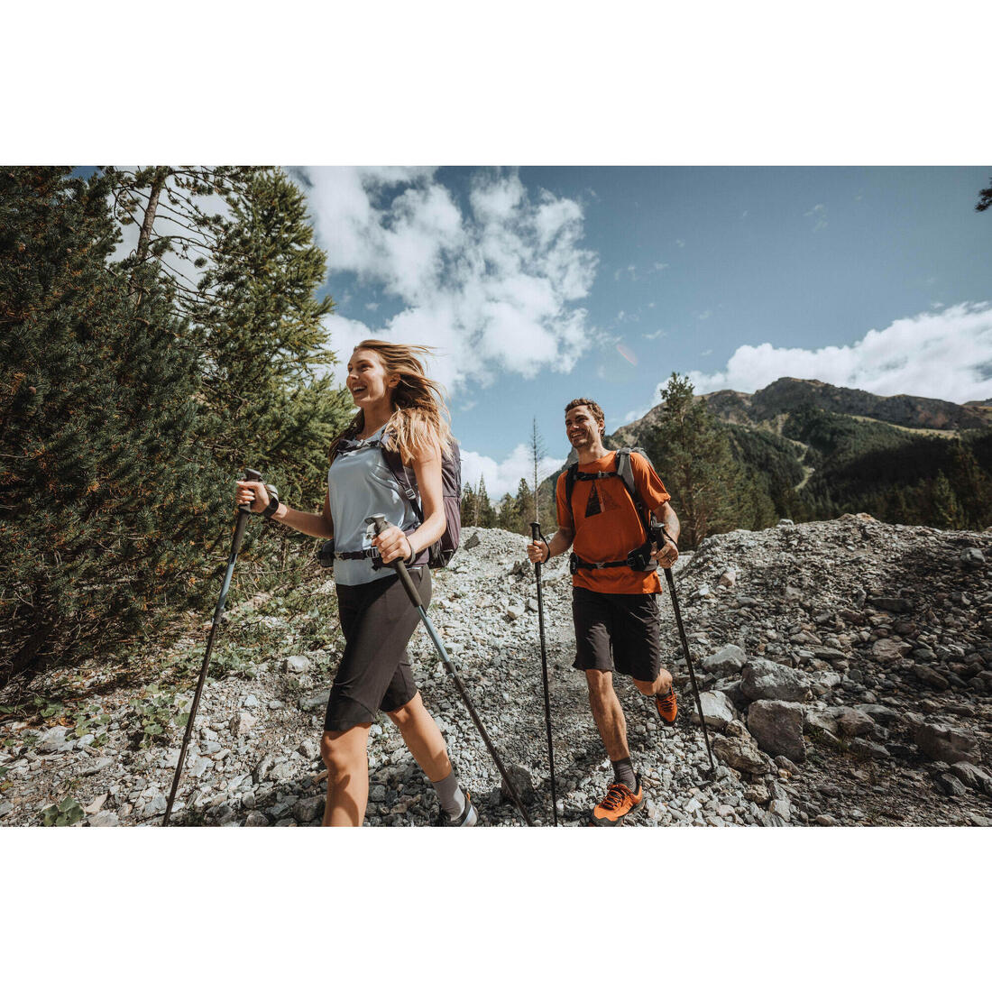Men’s long hiking shorts, MH500 - Image 19