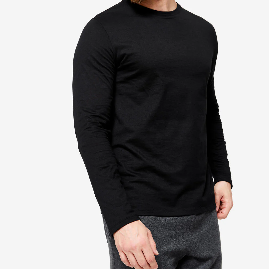Men's Long-Sleeved Fitness T-Shirt - Image 10