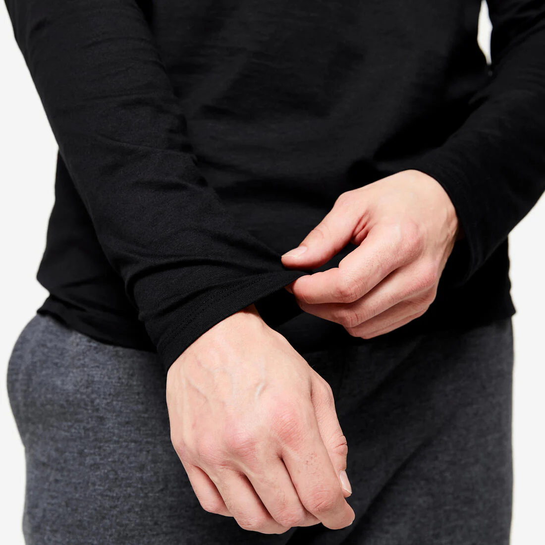 Men's Long-Sleeved Fitness T-Shirt - Image 12