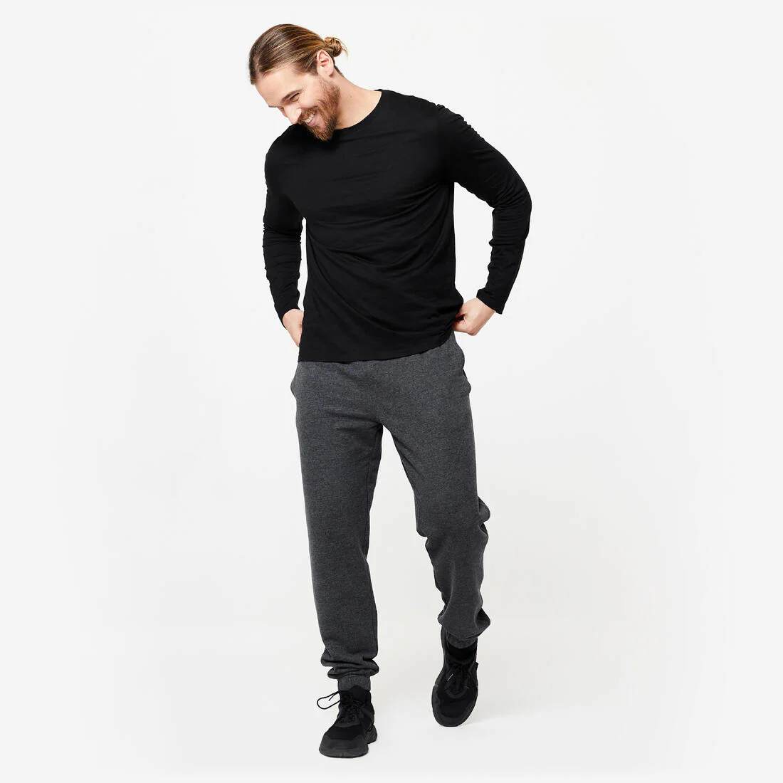Men's Long-Sleeved Fitness T-Shirt - Image 3