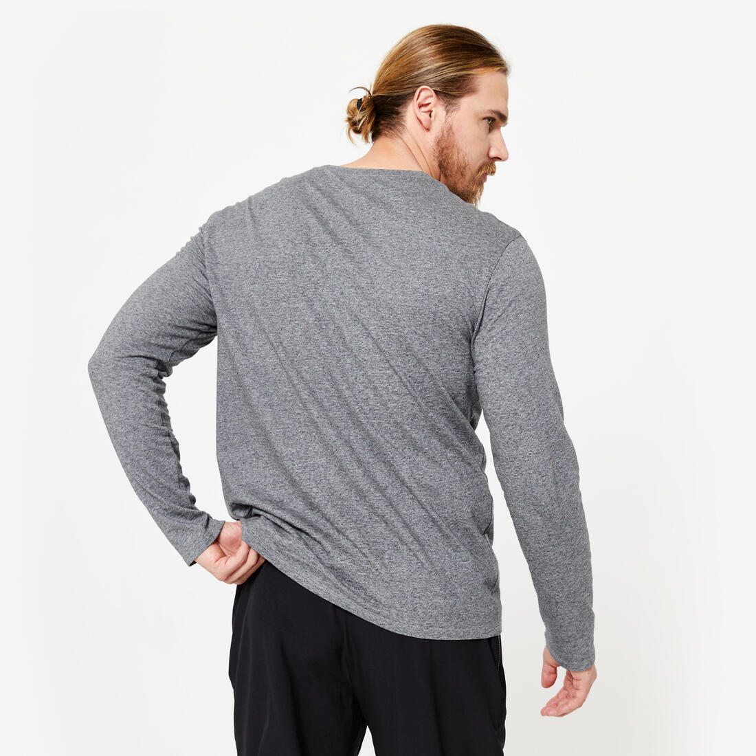 Men's Long-Sleeved Fitness T-Shirt - Image 8