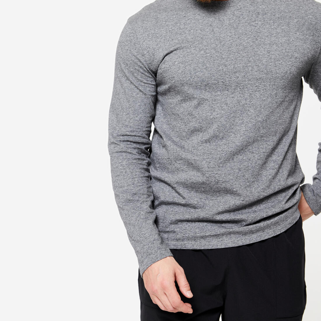 Men's Long-Sleeved Fitness T-Shirt - Image 9