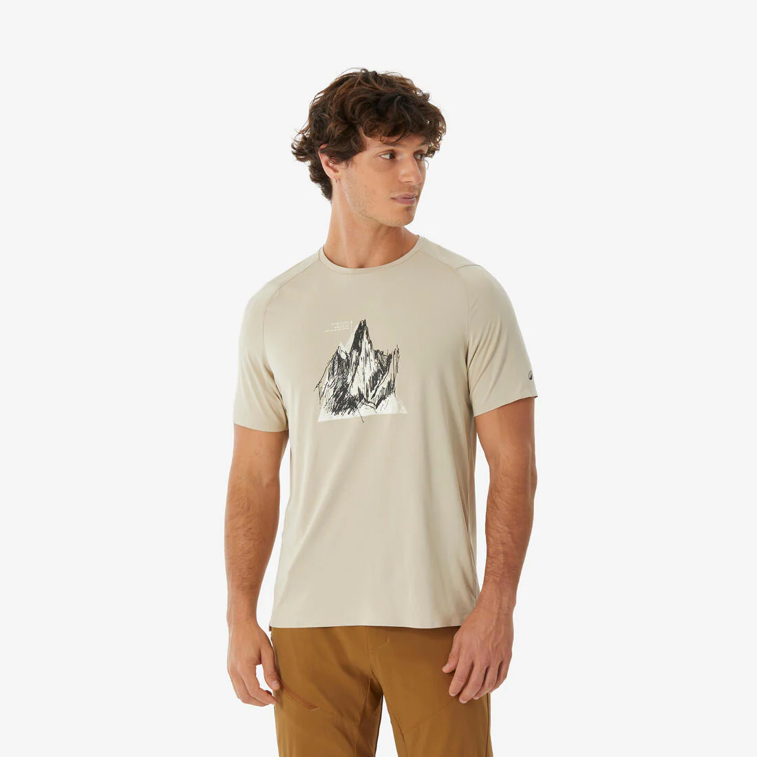 Men's MH500 short-sleeved hiking t-shirt - Image 3