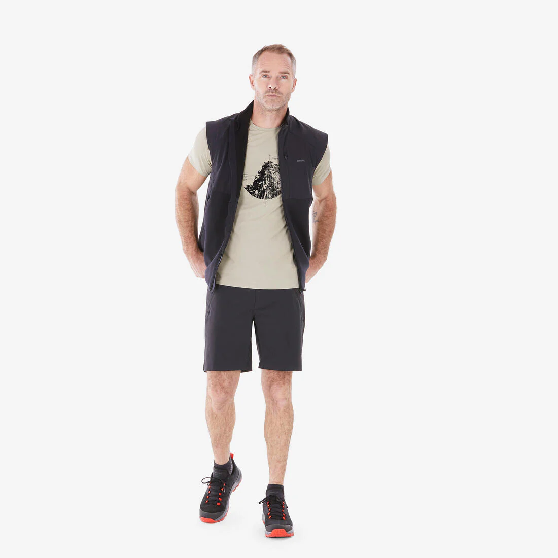 Men's MH500 short-sleeved hiking t-shirt - Image 4