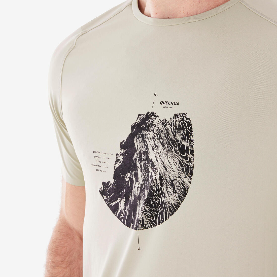 Men's MH500 short-sleeved hiking t-shirt - Image 8