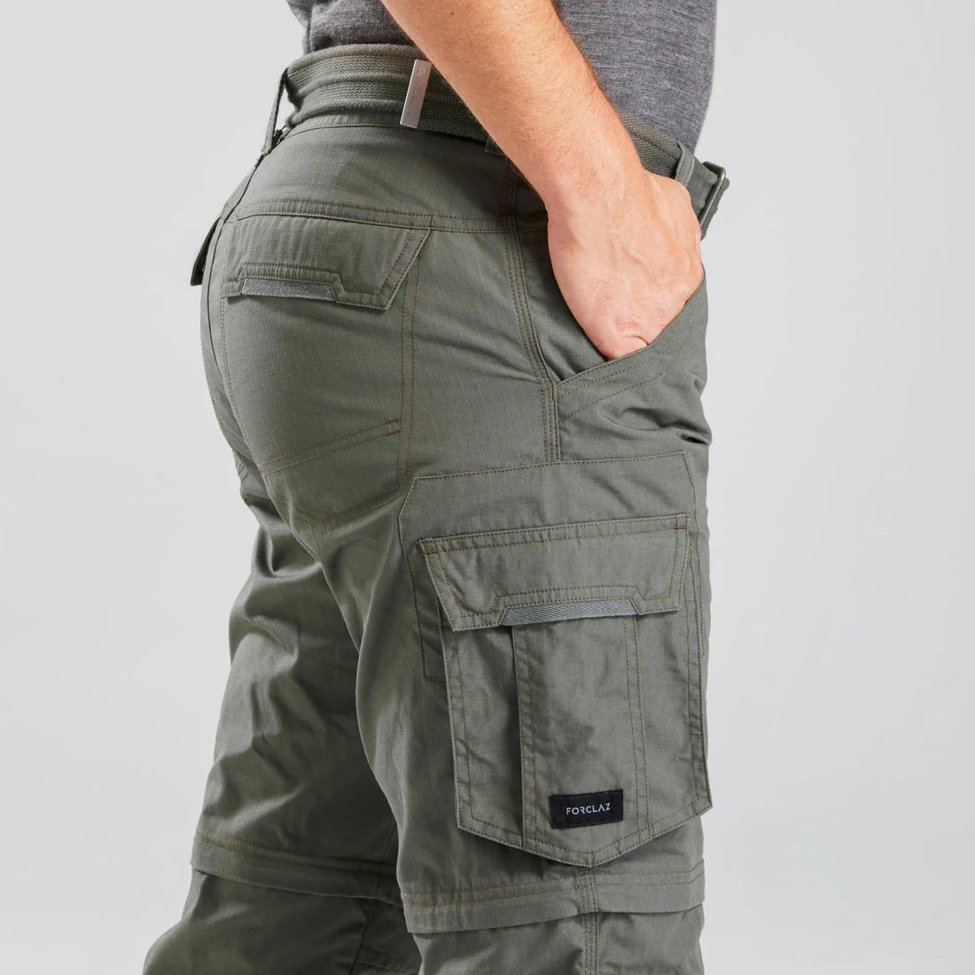Men’s modular hiking cargo trousers, TRAVEL 500 Modul - Image 12