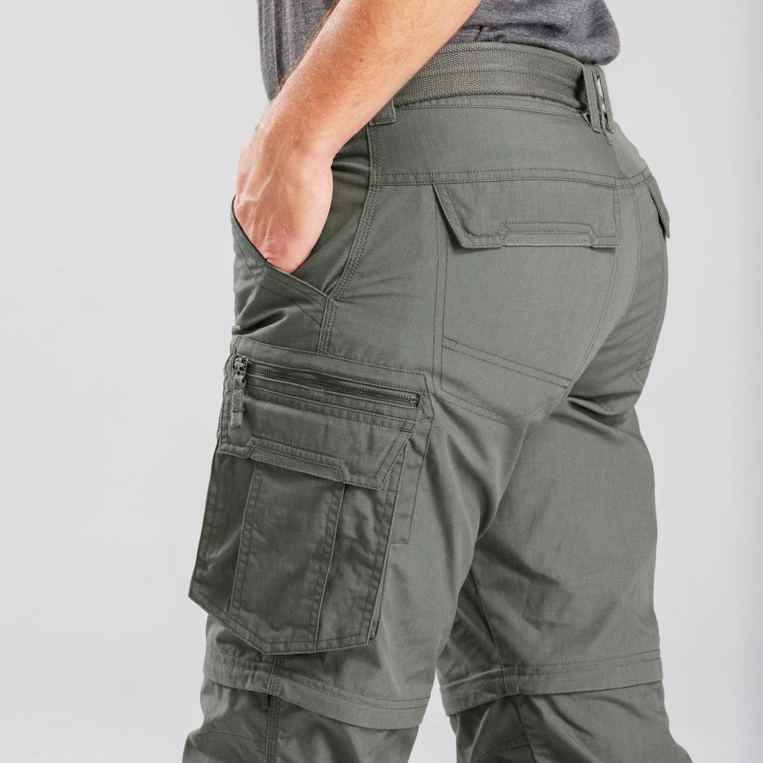 Men’s modular hiking cargo trousers, TRAVEL 500 Modul - Image 13
