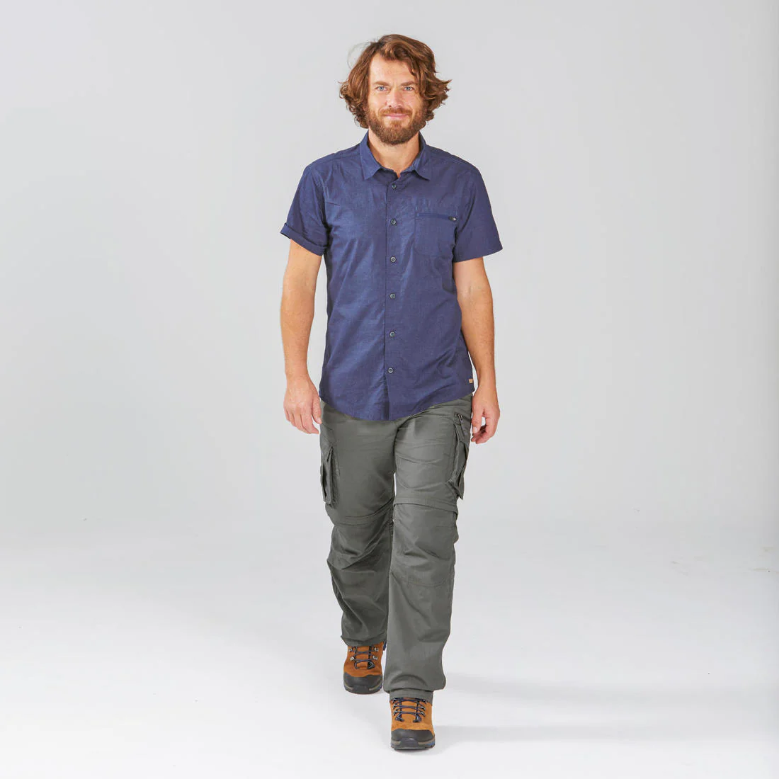 Men’s modular hiking cargo trousers, TRAVEL 500 Modul - Image 6