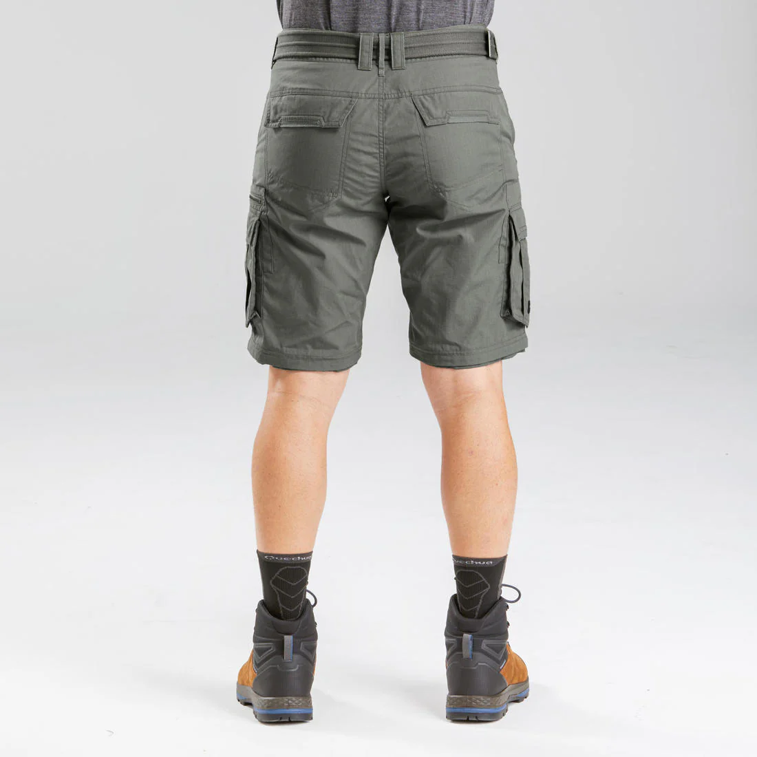 Men’s modular hiking cargo trousers, TRAVEL 500 Modul - Image 9