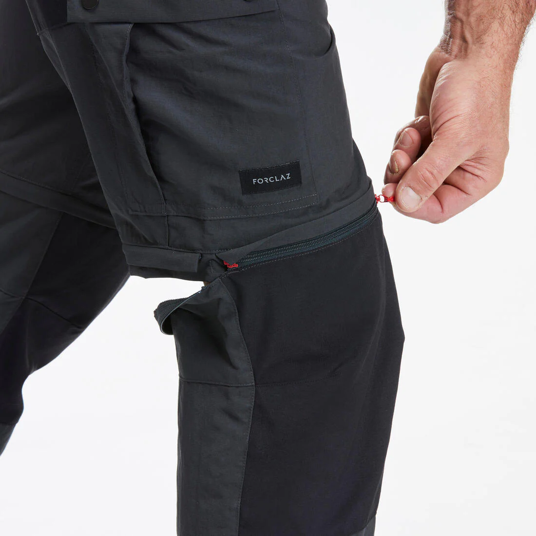 Men's Mountain Trekking Durable 2-in-1 Zip-Off Trousers MT100 - Image 10