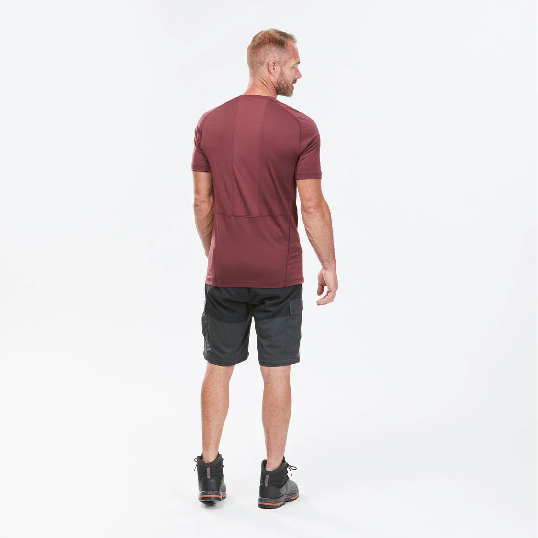 Men's Mountain Trekking Durable 2-in-1 Zip-Off Trousers MT100 - Image 12