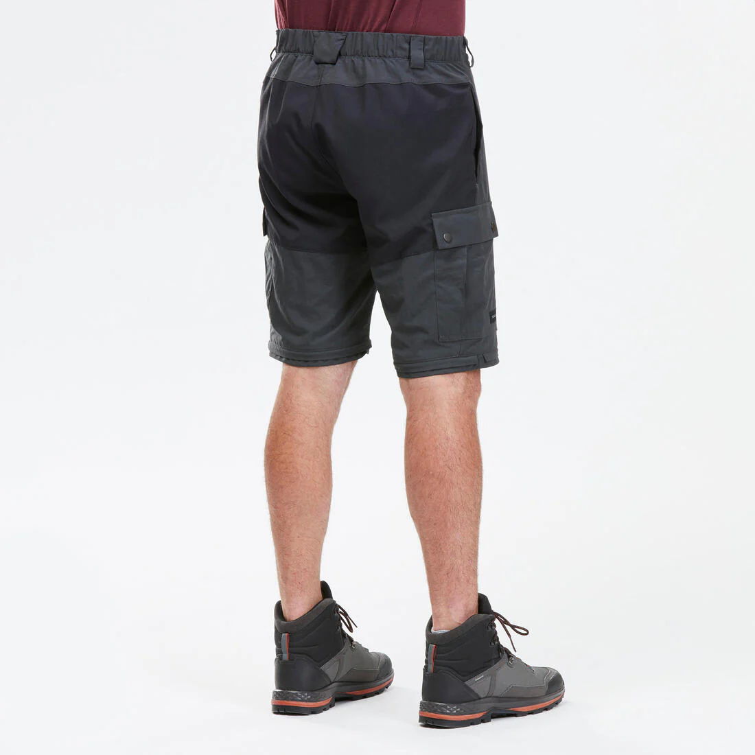 Men's Mountain Trekking Durable 2-in-1 Zip-Off Trousers MT100 - Image 7