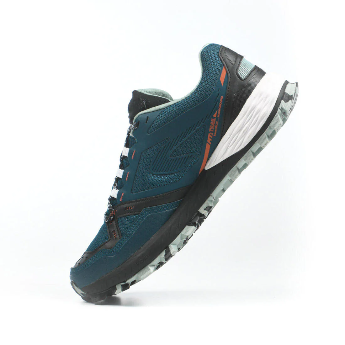 Men's mt2 trail running shoes - blue/green - Image 18