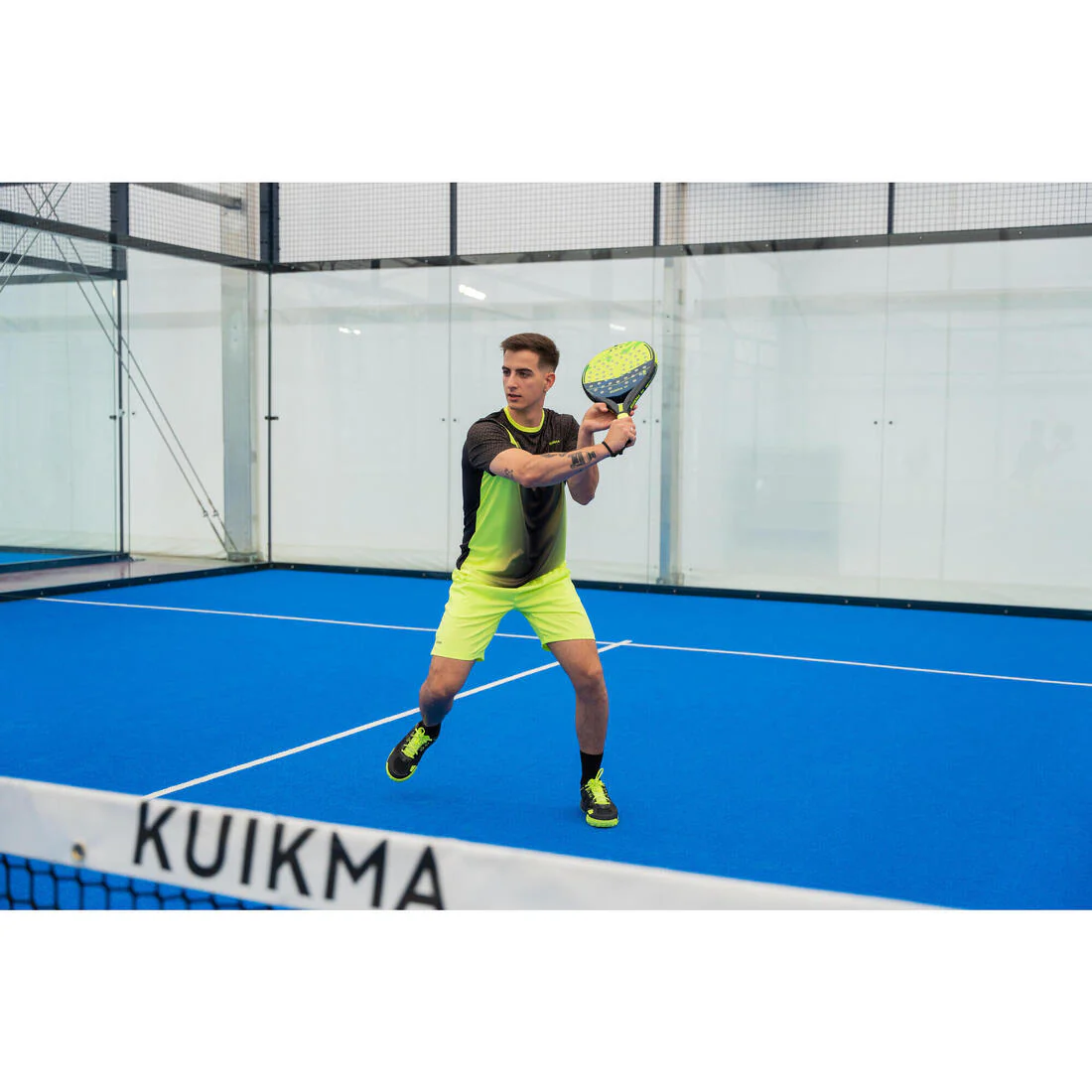 Men's Padel Shoes PS 500 - Black/Yellow - Image 8