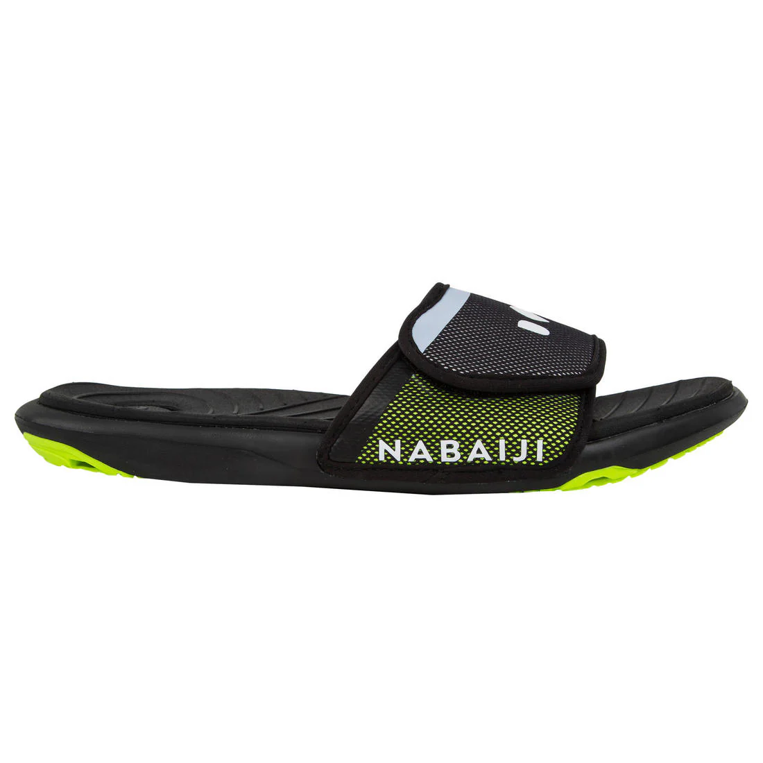 Men's Pool Sandals SLAP 900 SOFT Black Yellow - Image 5