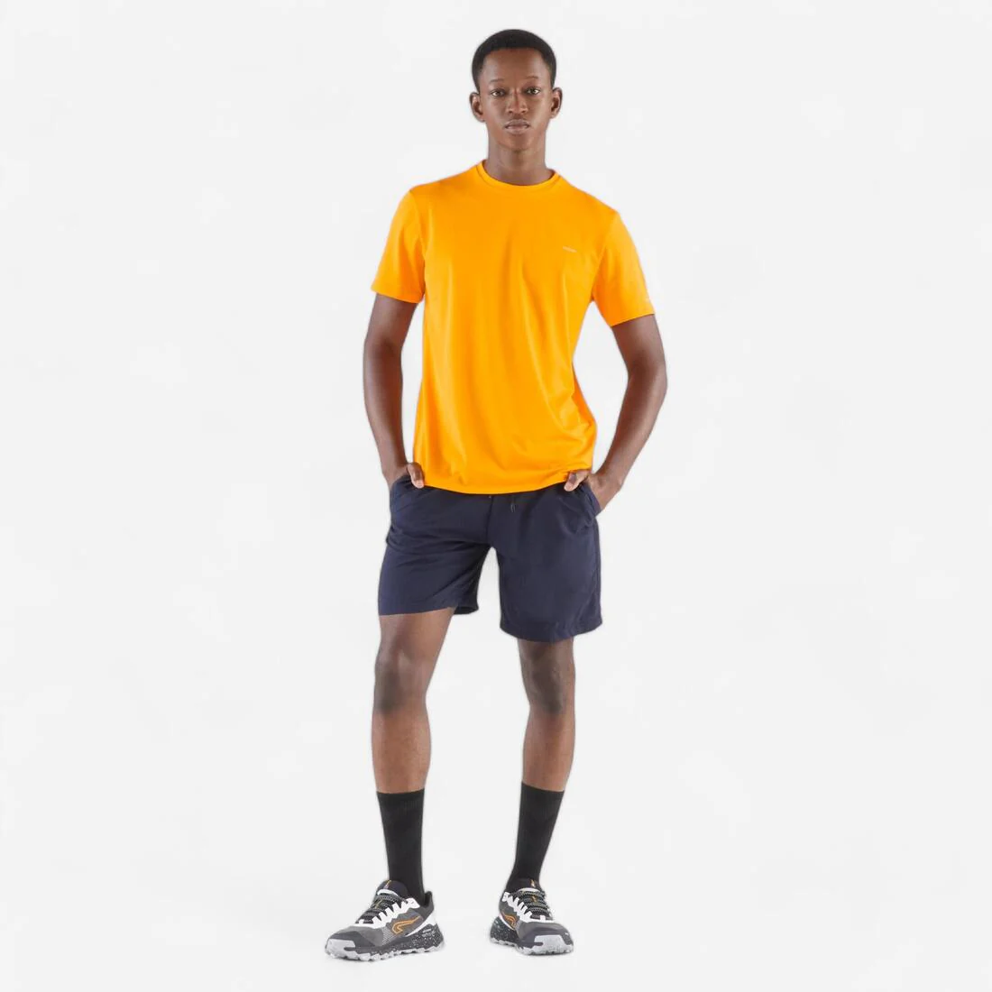 Men's Running Breathable T-shirt KIPRUN Run 500 Dry-yellow lemon - Image 34