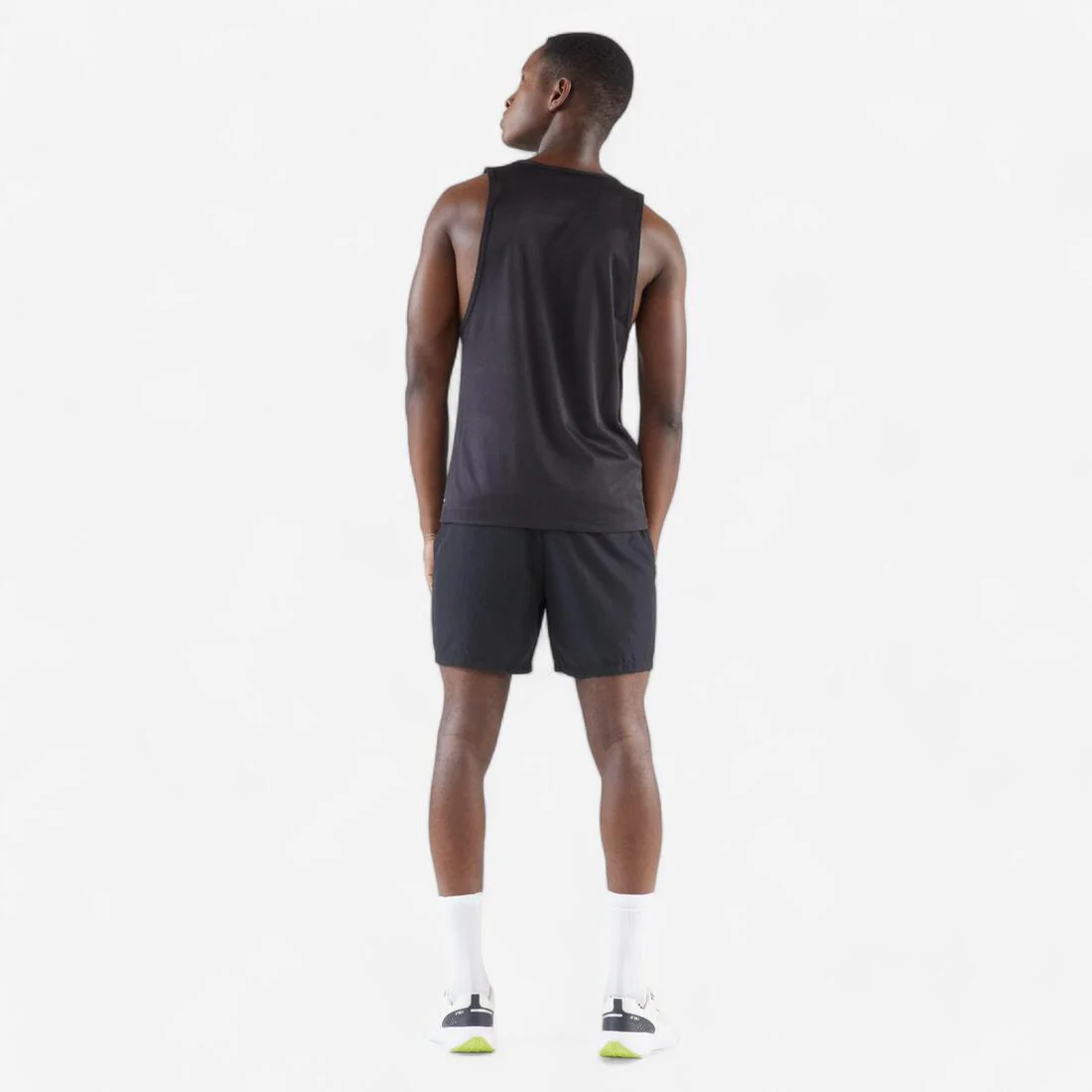 Men's Running Breathable Tank Top Dry - black - Image 6