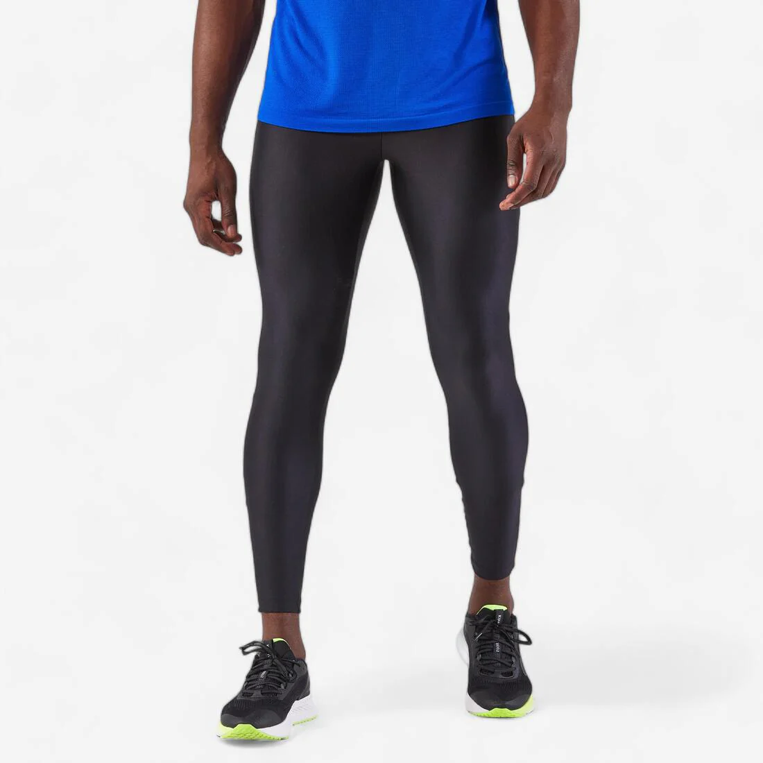 Men's Running Leggings Black - Run 100