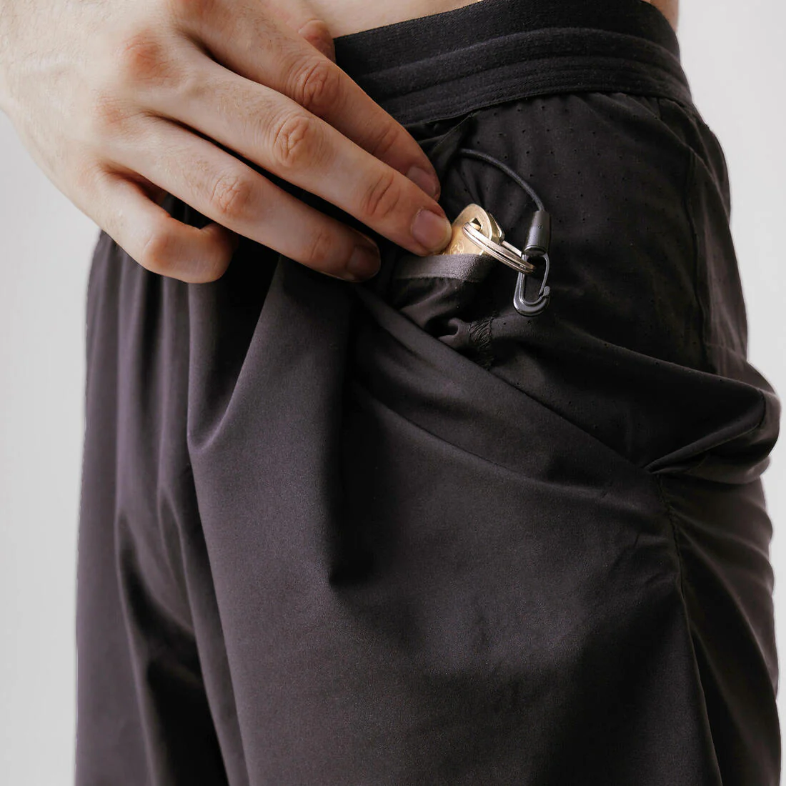 Men's Running Shorts Black - Run 500 Dry - Image 17