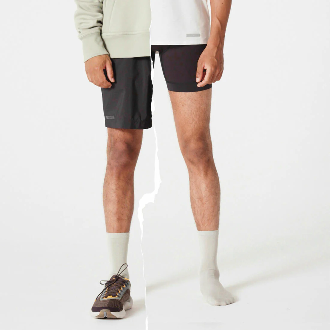 Men's Running Shorts Black - Run 500 Dry - Image 19