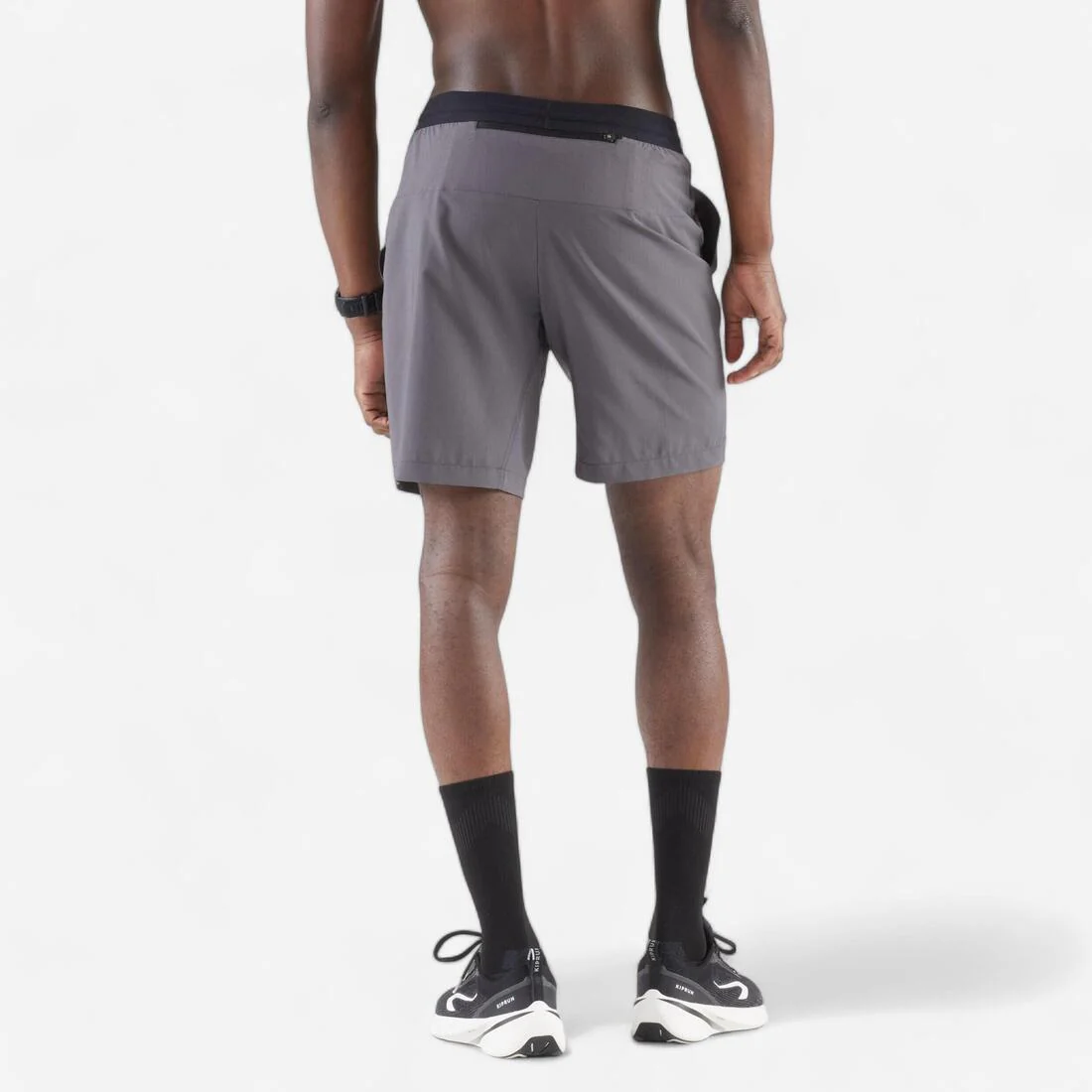 Men's Running Shorts Black - Run 500 Dry - Image 3