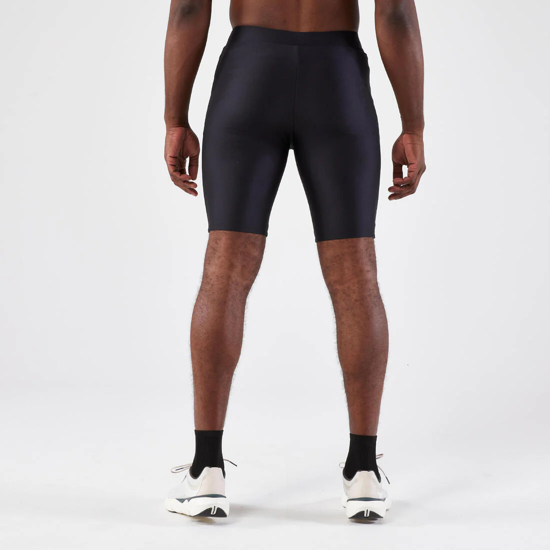 Men's Running Tight Shorts - Kiprun Run 100 Black - Image 2