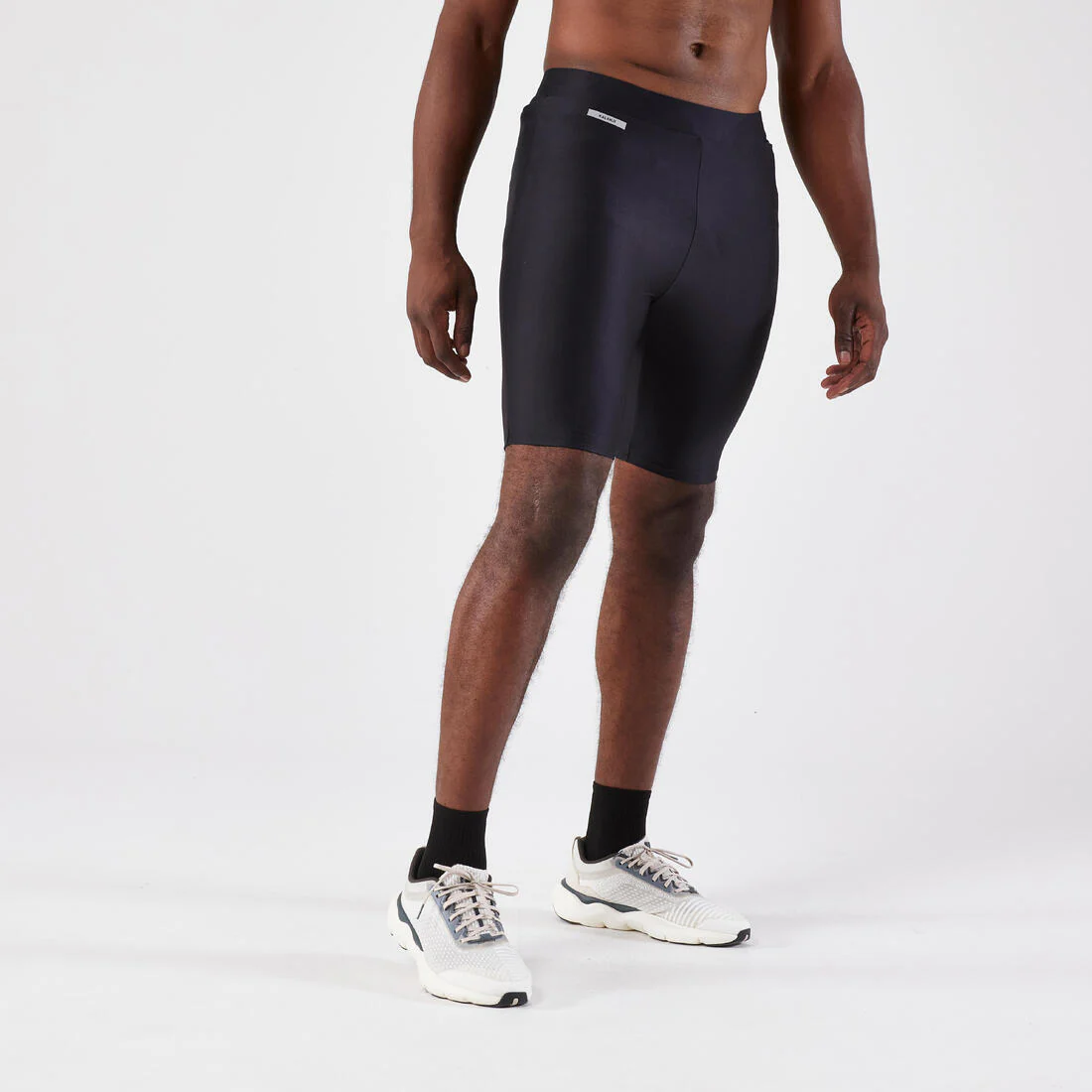 Men's Running Tight Shorts - Kiprun Run 100 Black - Image 6