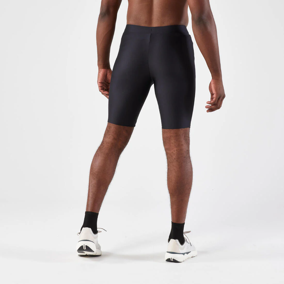 Men's Running Tight Shorts - Kiprun Run 100 Black - Image 7