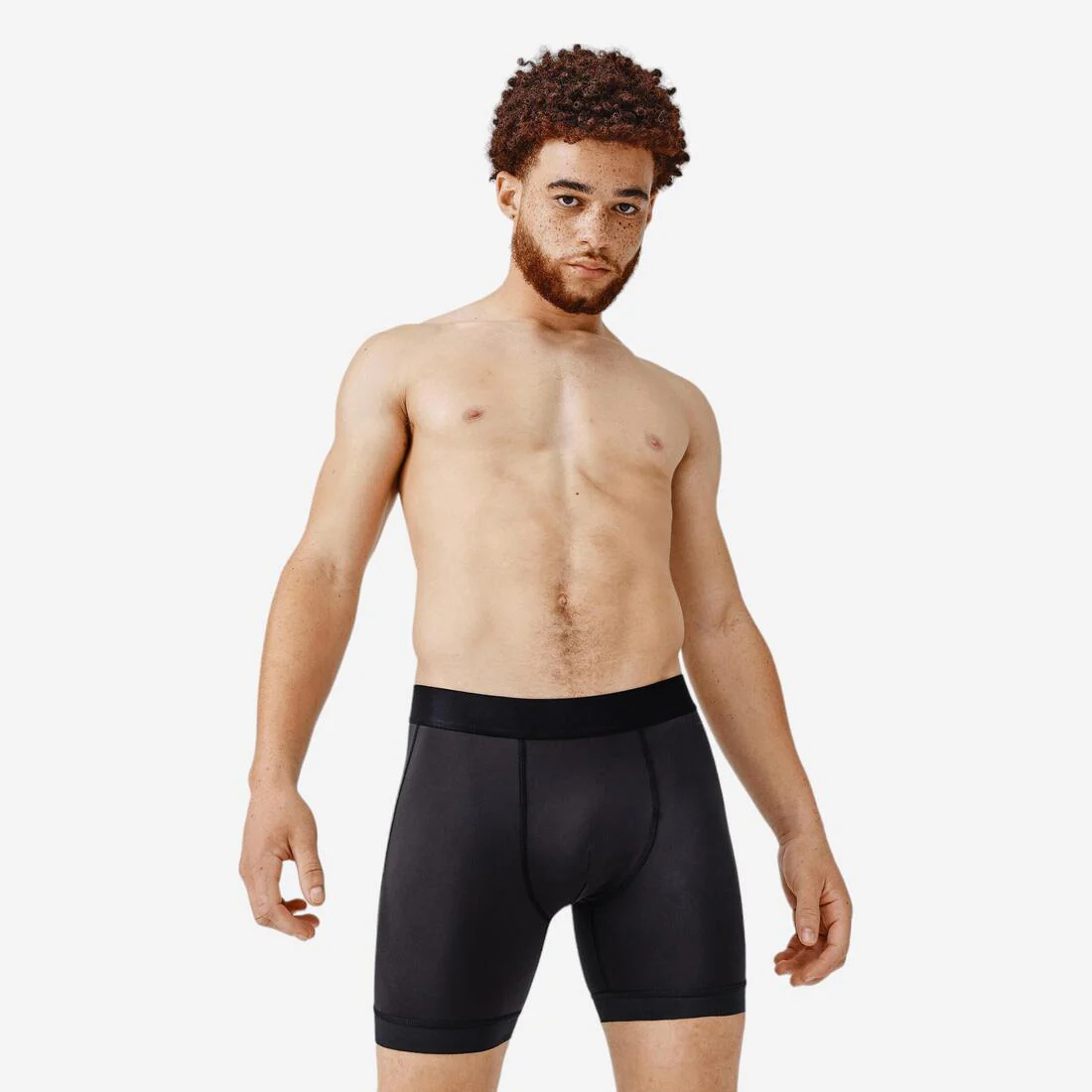 MEN'S SEMI-LONG BREATHABLE RUNNING BOXERS